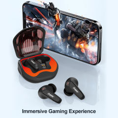 TWS Gaming Earbuds with AI Translator, ANC+ENC Dual Noise Cancelling, RGB Neon Wireless Earphones for Music & Calls RC-AE15