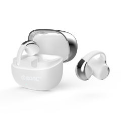 IFree 23 Open Ear Clip-on Bluetooth 6.0 Earbuds with Smart AI Translation, Directional Sound Wireless Sports Headphones, IPX4 Waterproof Translucent Charging Case RC-AE17