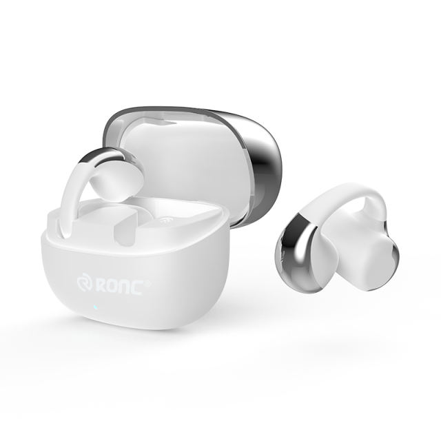 IFree 23 Open Ear Clip-on Bluetooth 6.0 Earbuds with Smart AI Translation, Directional Sound Wireless Sports Headphones, IPX4 Waterproof Translucent Charging Case RC-AE17