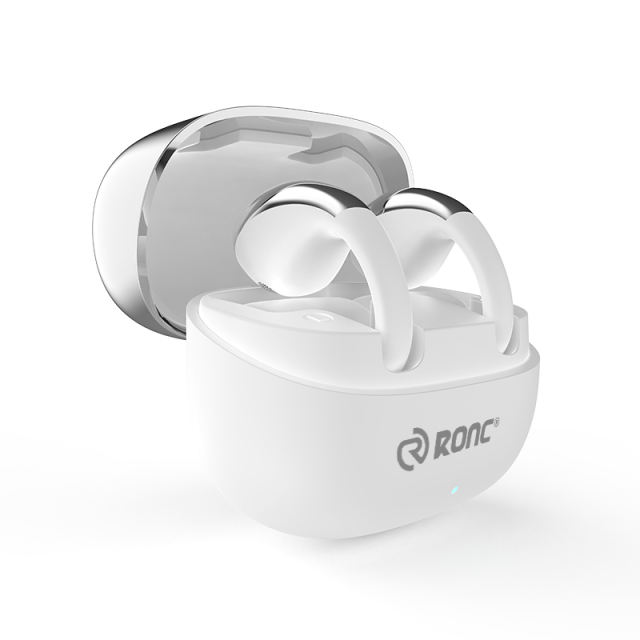 IFree 23 Open Ear Clip-on Bluetooth 6.0 Earbuds with Smart AI Translation, Directional Sound Wireless Sports Headphones, IPX4 Waterproof Translucent Charging Case RC-AE17