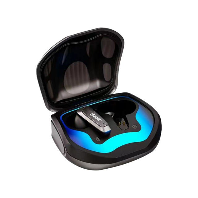 TWS Gaming Earbuds with AI Translator, ANC+ENC Dual Noise Cancelling, RGB Neon Wireless Earphones for Music & Calls RC-AE15