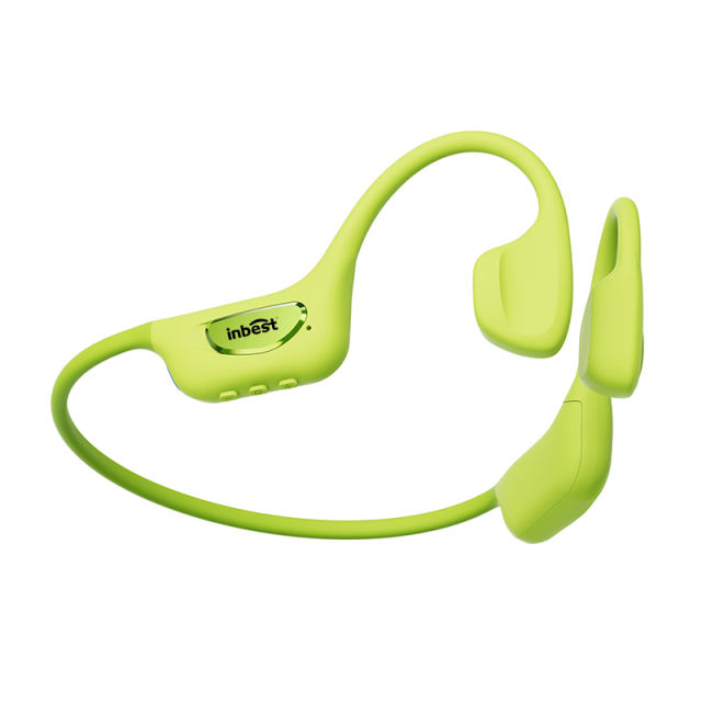 Bone Conduction Sports Headphones with Smart AI Translation, Heart Rate Monitor & Step Tracker, Bluetooth 6.0 Wireless Open-Ear Headset with Built-in TF Card & LED Night Running Light，RC-AE21