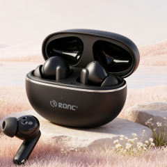 Smart AI Translator Earbuds with Heart Rate & Blood Oxygen Monitor, Bluetooth 6.0 ANC+ENC Noise Cancelling Sports Headphones, 30dB Deep Bass Wireless Earphones，RC-A19