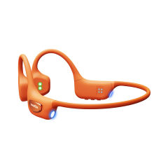 Bone Conduction Sports Headphones with Smart AI Translation, Heart Rate Monitor & Step Tracker, Bluetooth 6.0 Wireless Open-Ear Headset with Built-in TF Card & LED Night Running Light，RC-AE21