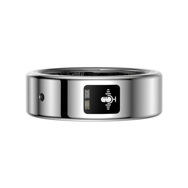 RONC AI Smart Recording Health Ring,Transcription & AI Summary,Heart Rate & Sleep Monitor RC-SR006