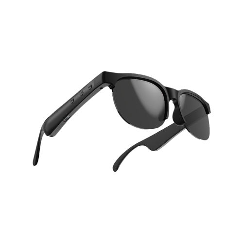 AI Translation Smart Glasses | Bluetooth 5.3 Audio Sunglasses with Open-Ear Music, Hands-Free Calls & 8-Hour Battery Life | Wireless Hi-Res Audio Eyewear for Travel, RC-SG034