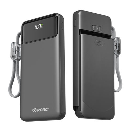 2026 New Arrival Swappable Battery Power Bank – 22.5W Fast Charge, 10000mAh Detachable Battery, Built-in USB-C Cable & Emergency Flashlight – The Ultimate Travel Companion