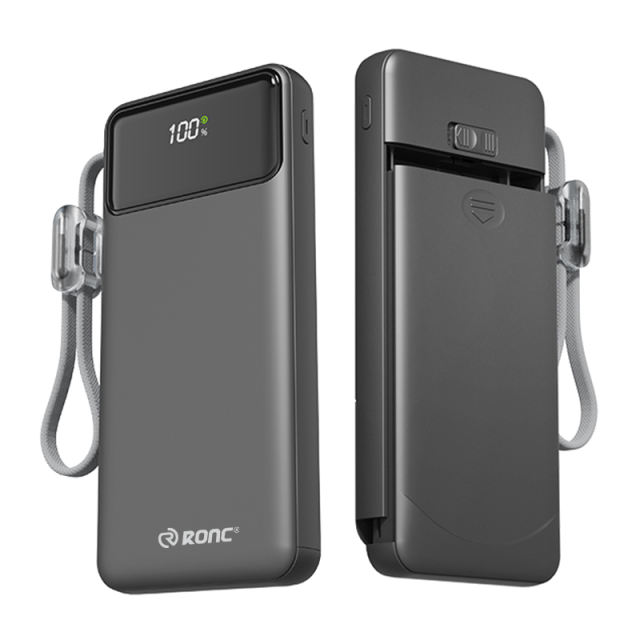 2026 New Arrival Swappable Battery Power Bank – 22.5W Fast Charge, 10000mAh Detachable Battery, Built-in USB-C Cable &amp; Emergency Flashlight – The Ultimate Travel Companion
