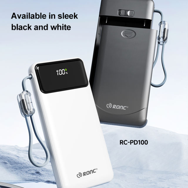 2026 New Arrival Swappable Battery Power Bank – 22.5W Fast Charge, 10000mAh Detachable Battery, Built-in USB-C Cable &amp; Emergency Flashlight – The Ultimate Travel Companion