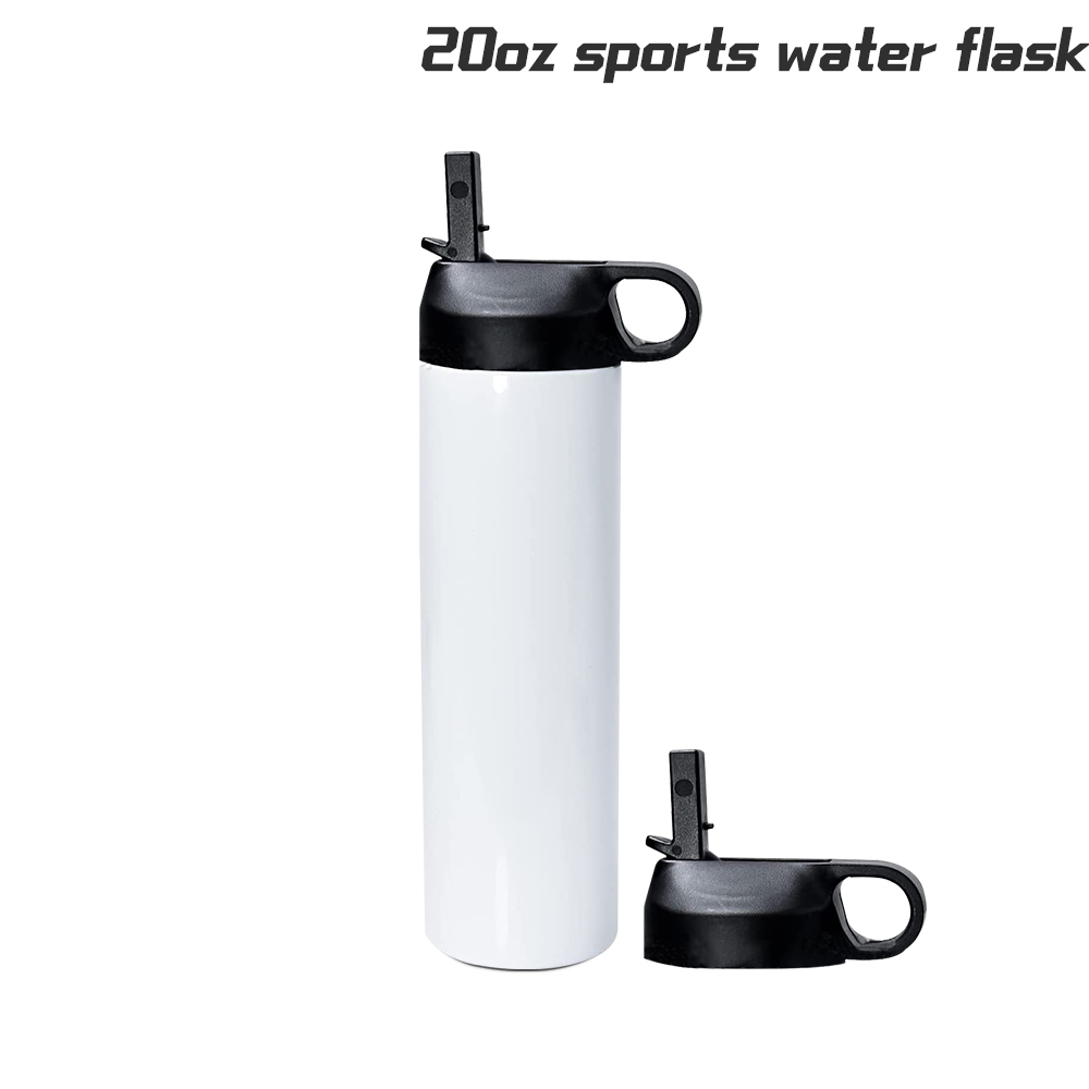 Free Shipping 25 Pack 20oz Sublimation Tumbler Sublimation Sports Water Flask