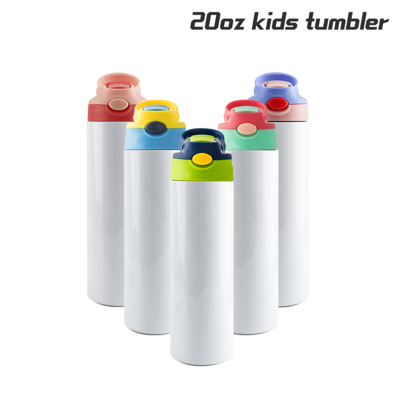 20 oz Kids Sublimation Sports Bottle Stainless Tumbler 25 pc – Mud and  Honey Shop
