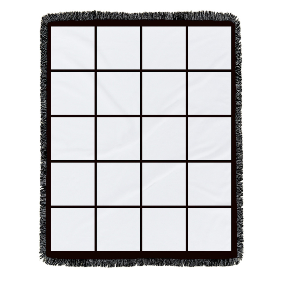 20pack Polyester Square 9 Panel 15 Panel 20 Panel Sublimation Blanket