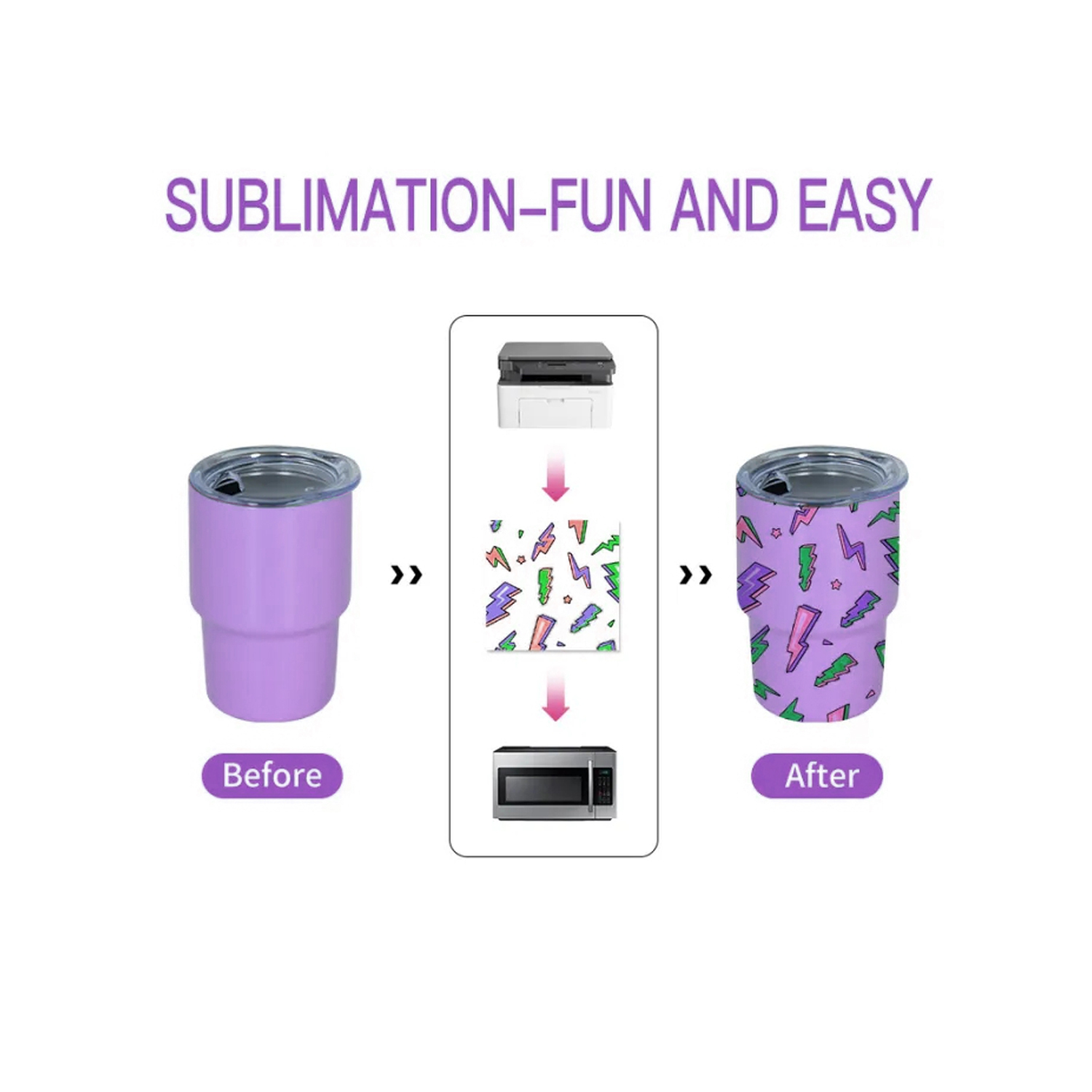 48 Pack 3oz Sublimation Stainless Steel Shot Glass Tumbler With Bend Metal Straw