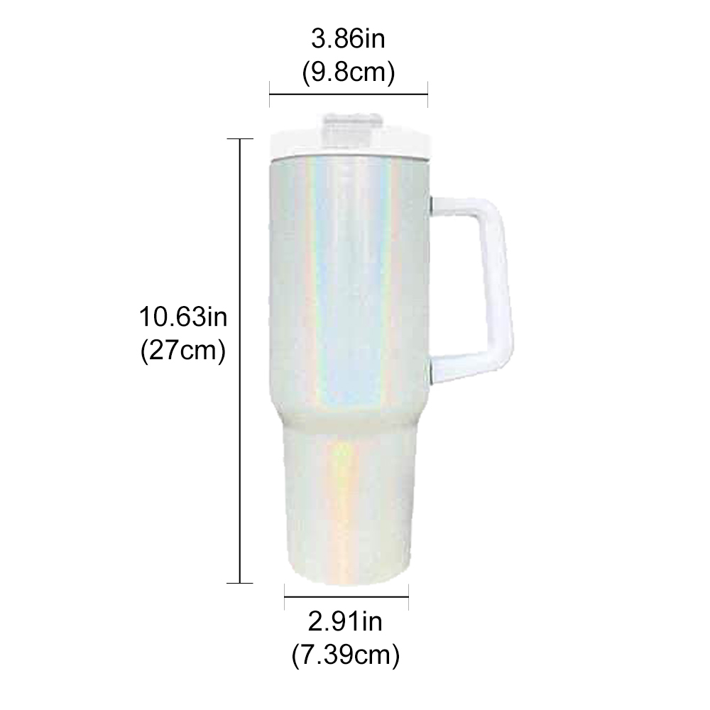 20 Pack 40oz Sublimation Shimmer Colors Mug