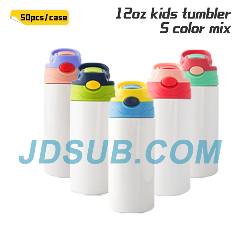 KOCDAM 25/50 Pack 12oz Sublimation Kids Water Bottle Kids Water Bottle