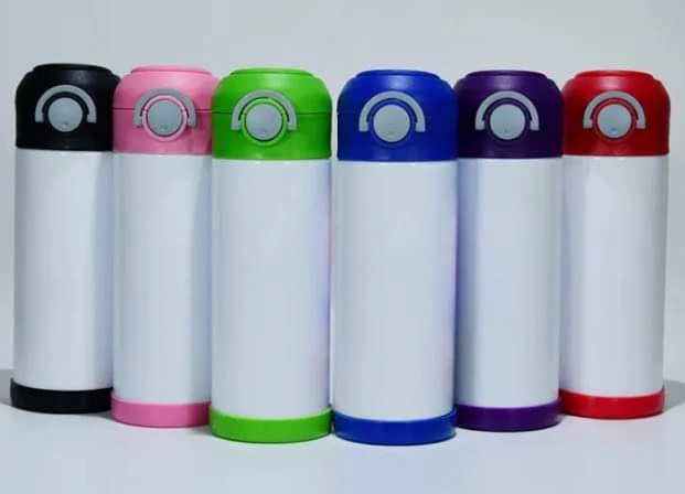 KOCDAM 25 Pack 12oz Sublimation Kids Flip Tumblers