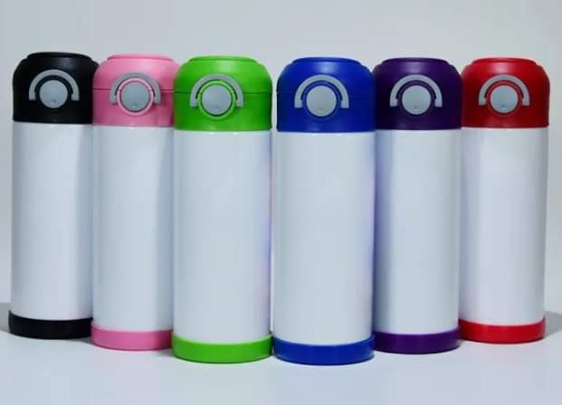 KOCDAM 25 Pack 12oz Sublimation Kids Flip Tumblers