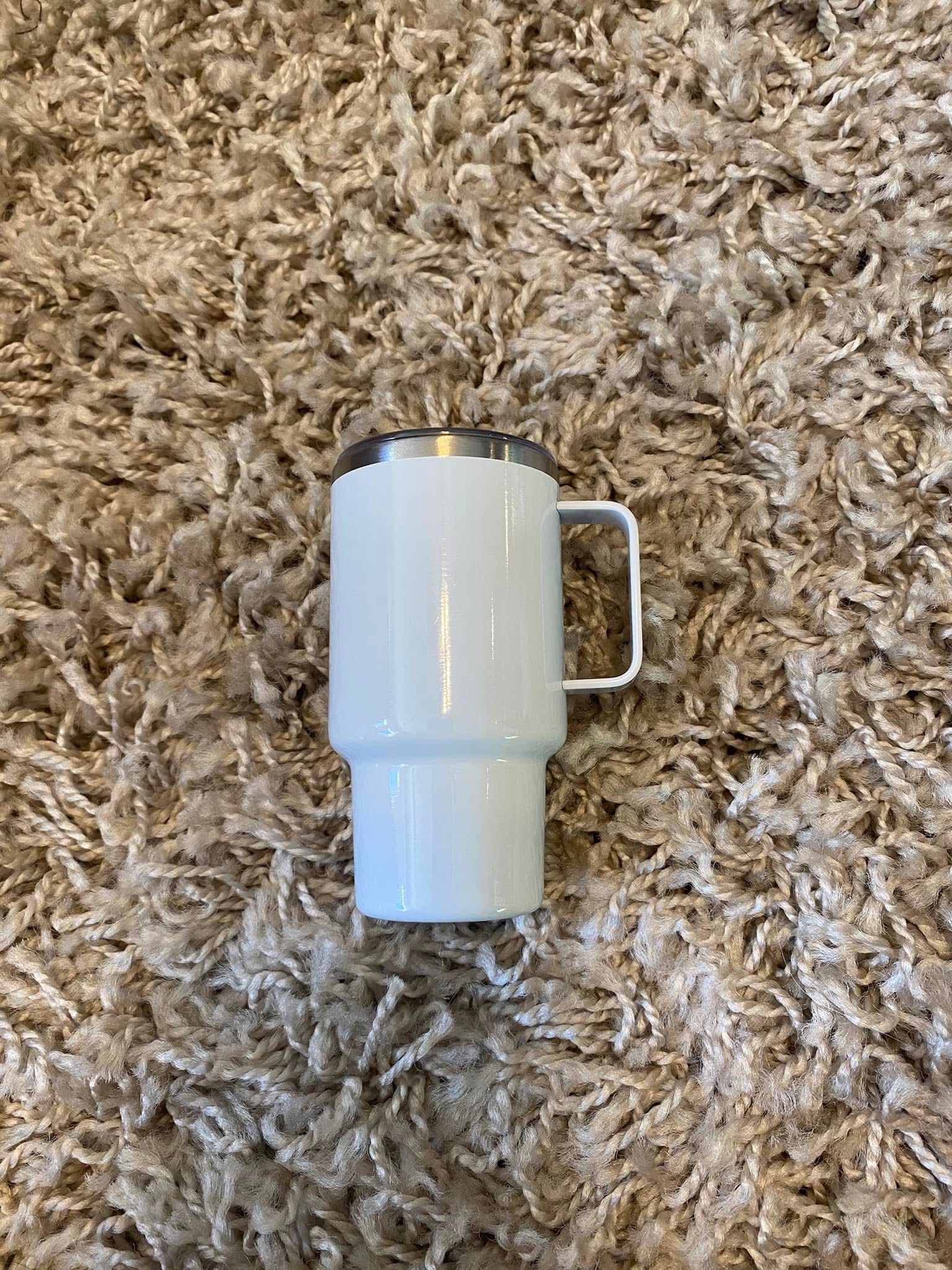 3oz stainless steel mini tumbler with handles for sublimation