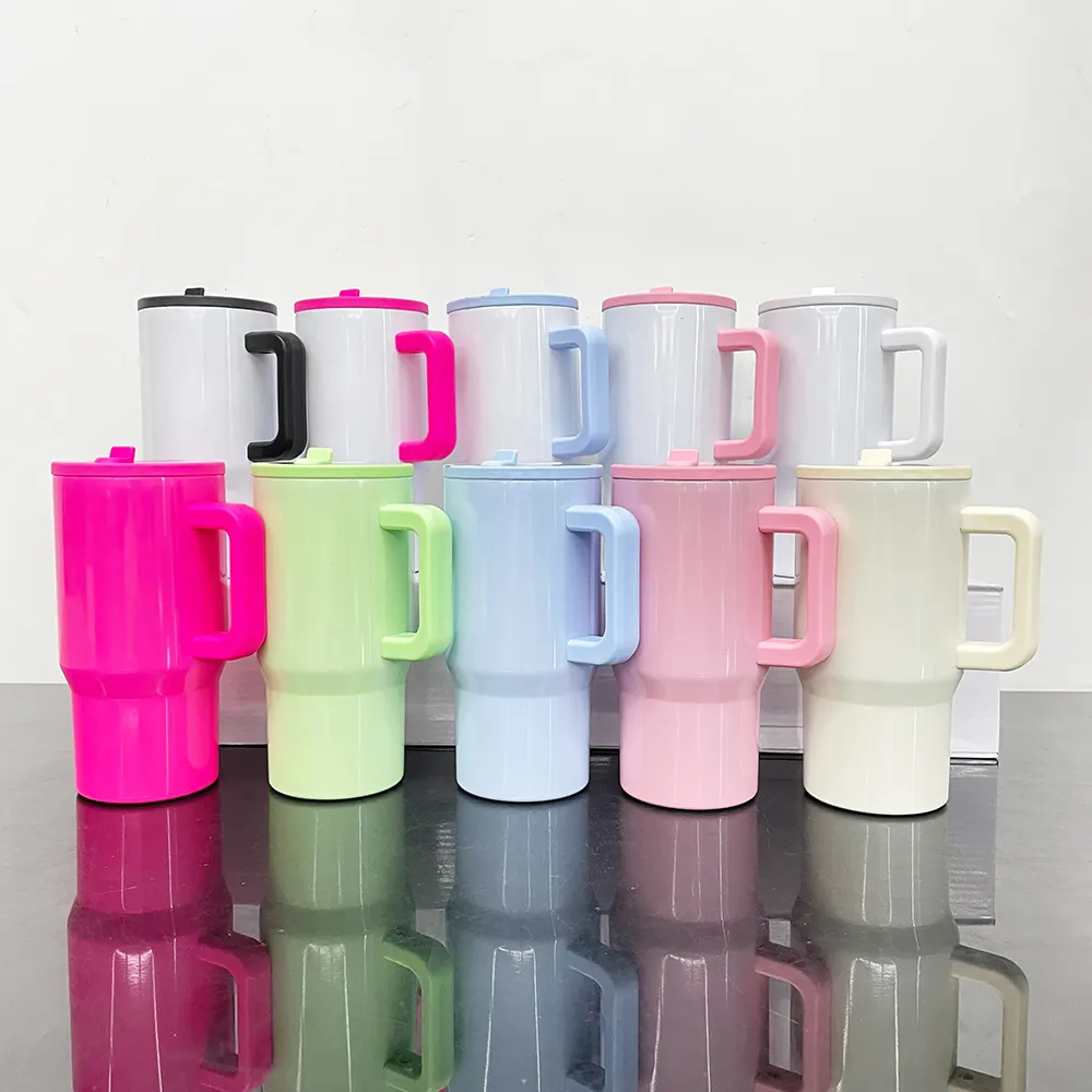 25pcs 20oz vacuum insulated leak proof macaron tumbler with removable handle presale