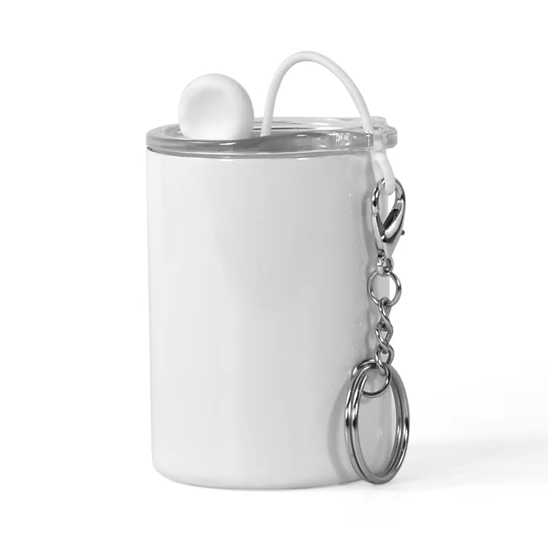 KOCDAM 24/48 Pack 3oz Sublimation Stainless Steel Shot Glass Tumbler With Bend Metal Straw