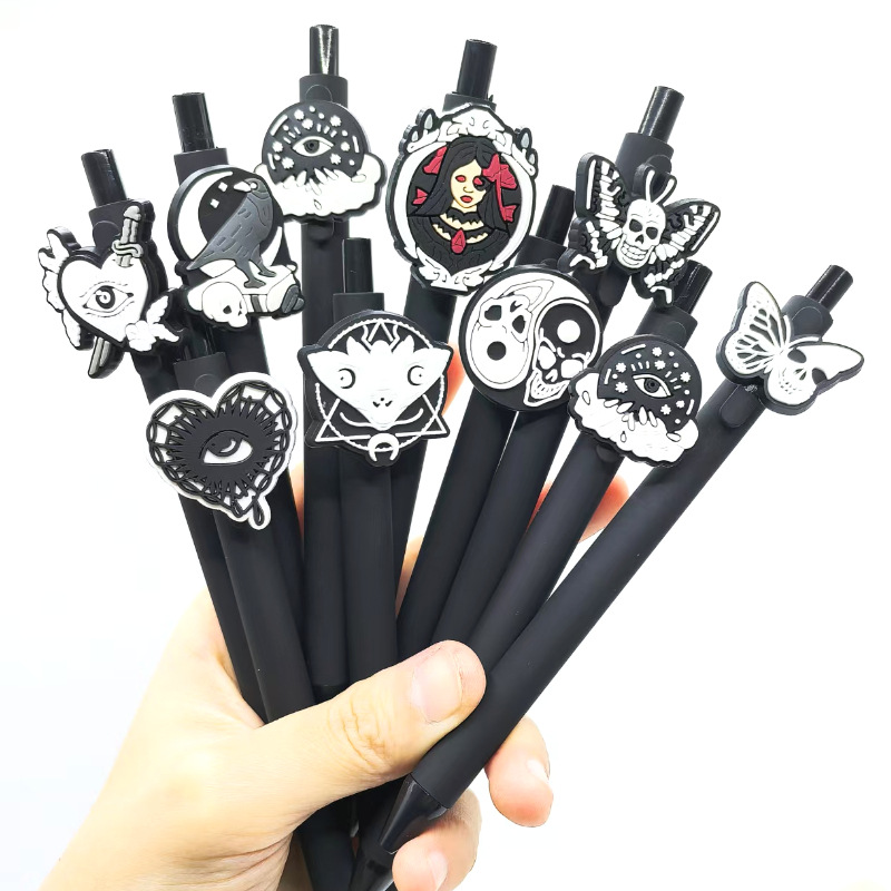 100pcs pens black colors made shaped from China warehouse