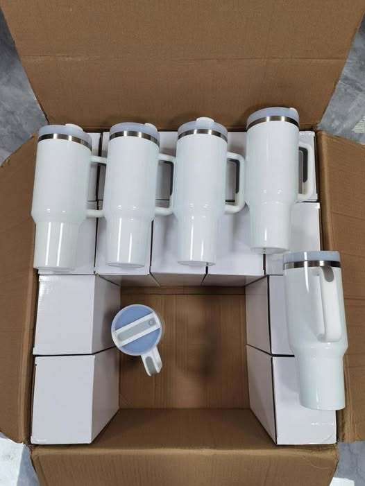 KOCDAM US Warehouse 20pack 40oz white tumbler H2.0 for sublimation