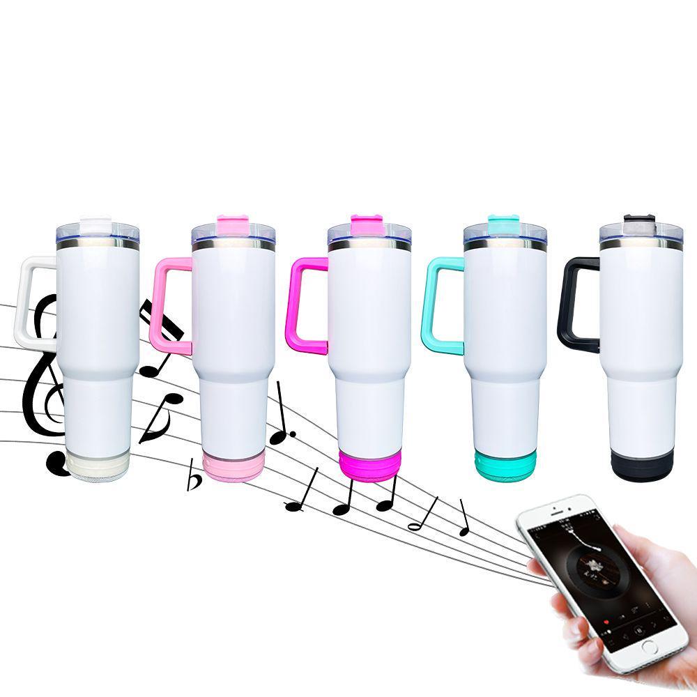 US Warehouse 20 Pack 40oz Sublimation speaker Mugs