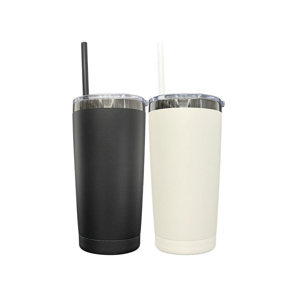 kocdam 25pcs 20oz black plated black and white one mxied from US warehouse