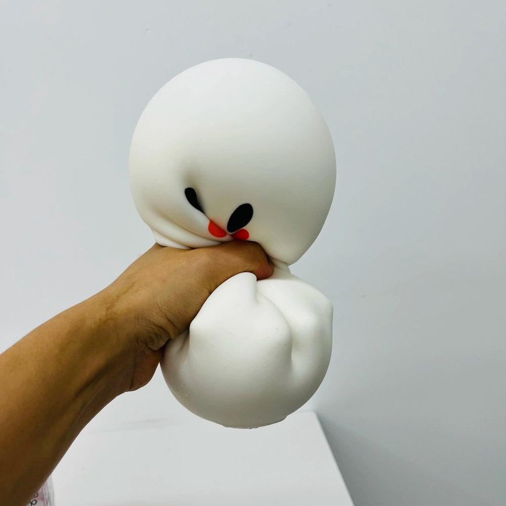24 Pack kocdam USA Warehouse CRAZY FUN 13.5*13cm Cute Halloween Ghost Squishy Stress Relief Fidget Toy for Kids