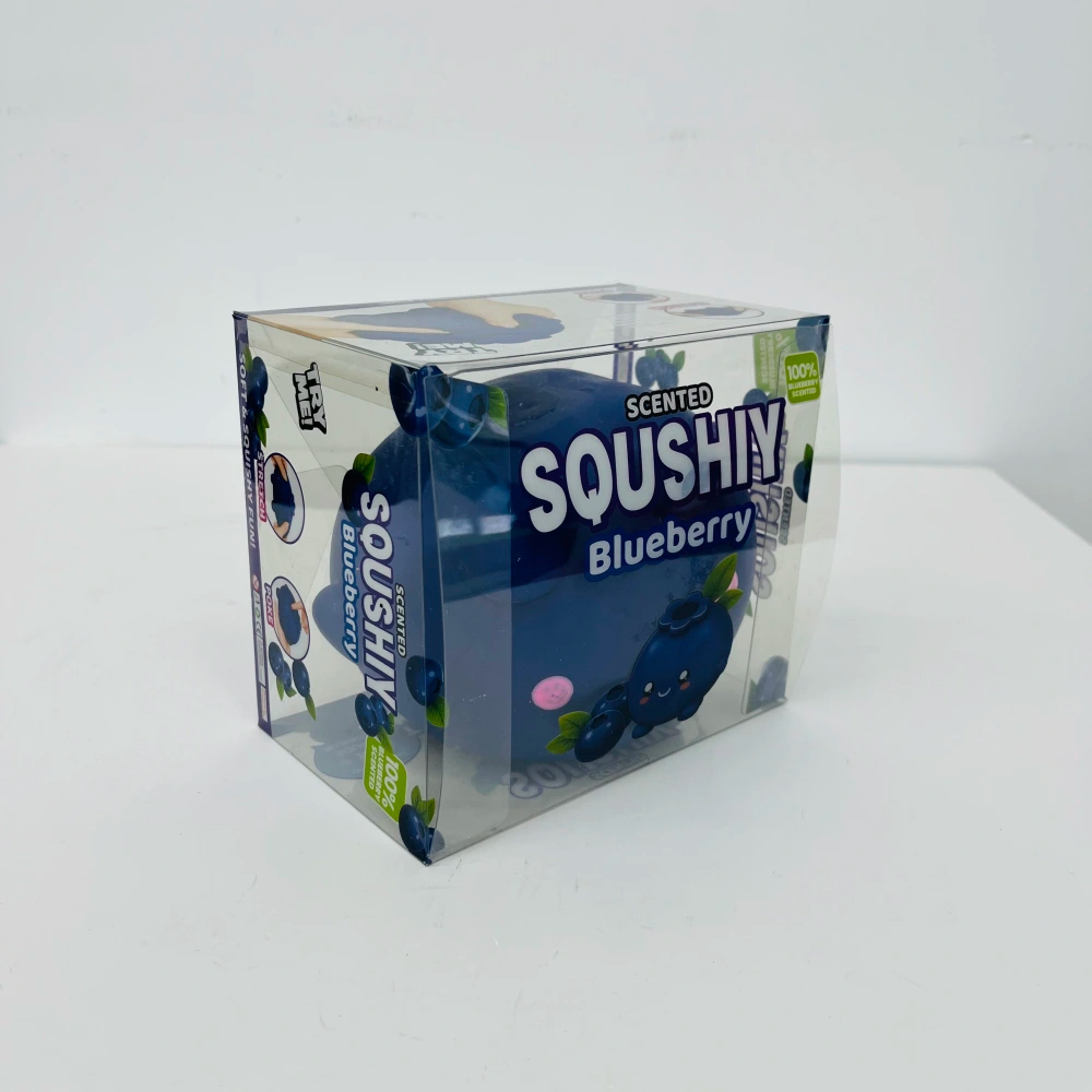 24 Pack kocdam USA Warehouse TPR Soft Stretchable Jumbo Blueberry Realistic Fruit Shape Squeeze Squishy Stress Relief Fidget Toys for Kids