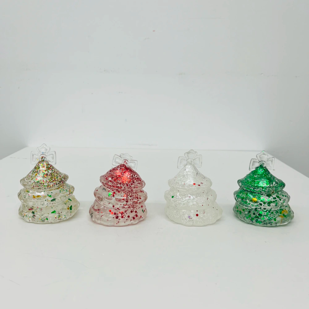 72 Pack KOCDAM USA Warehouse Maltose Slow‑Rising Glitter Christmas Tree Squishy Stress Relief Fidget Toys for Kids