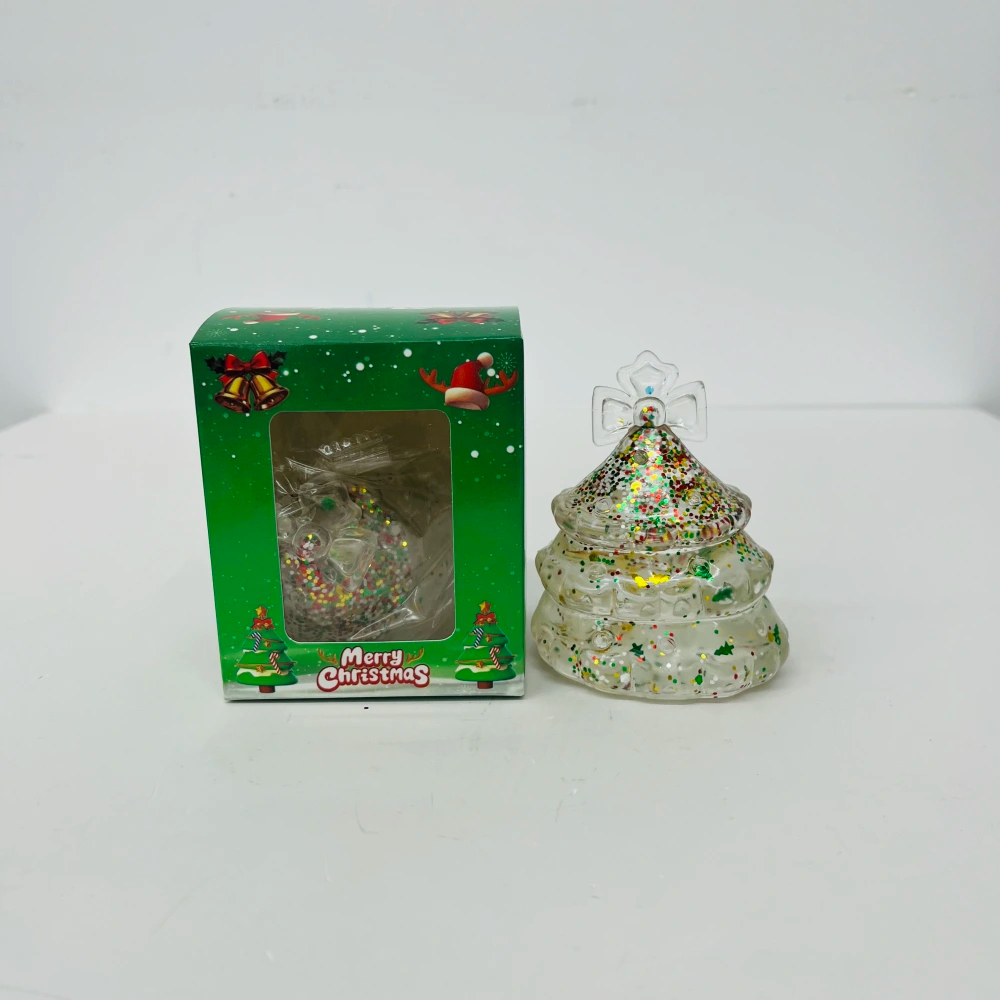 72 Pack KOCDAM USA Warehouse Maltose Slow‑Rising Glitter Christmas Tree Squishy Stress Relief Fidget Toys for Kids