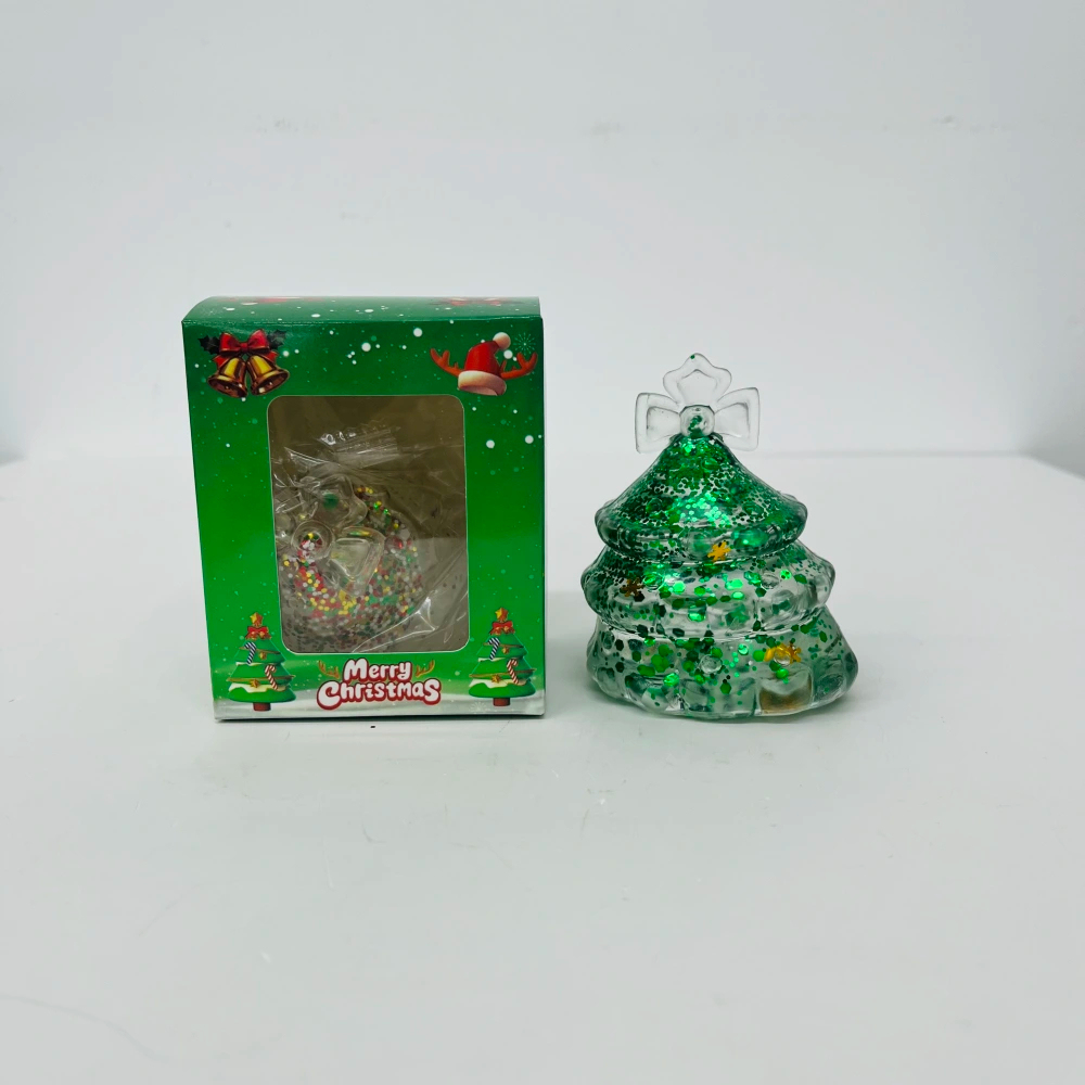 72 Pack KOCDAM USA Warehouse Maltose Slow‑Rising Glitter Christmas Tree Squishy Stress Relief Fidget Toys for Kids