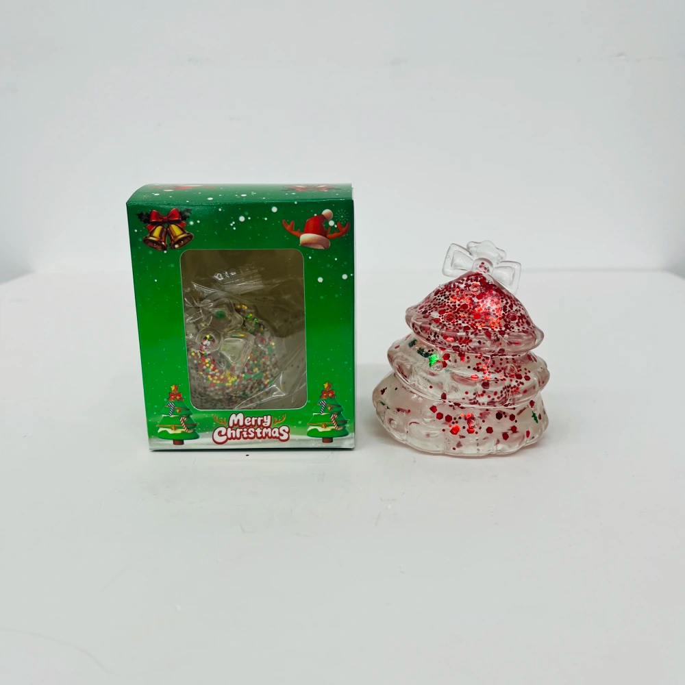 72 Pack KOCDAM USA Warehouse Maltose Slow‑Rising Glitter Christmas Tree Squishy Stress Relief Fidget Toys for Kids