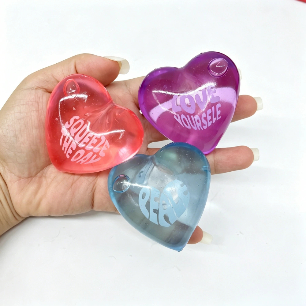 72 Pack kocdam USA Warehouse Slow-Rising Maltose Filling Needoh Style Squeeze Sweet Heart Squishy Stress Relief Fidget Toy for Kids