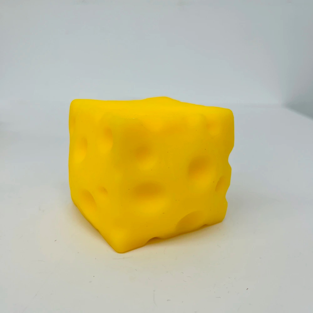 72 Pack KOCDAM USA Warehouse 7.5cm Flour Filled Cheese Squishy Stress Relief Fidget Toy for Kids