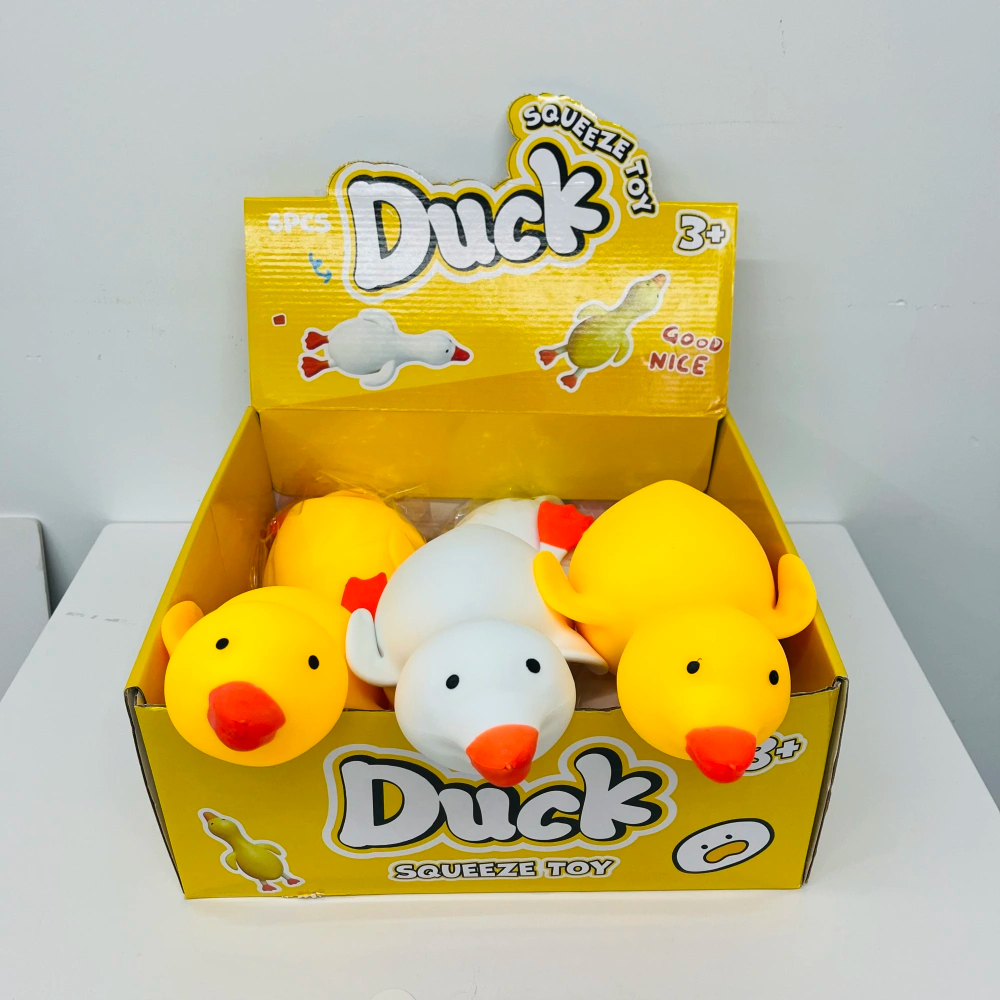 24 Pack kocdam USA Warehouse Cute Jumbo Size 36*16.5cm Duck Squishy Stress Relief Fidget Toy for Kids