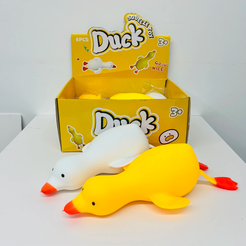 24 Pack kocdam USA Warehouse Cute Jumbo Size 36*16.5cm Duck Squishy Stress Relief Fidget Toy for Kids