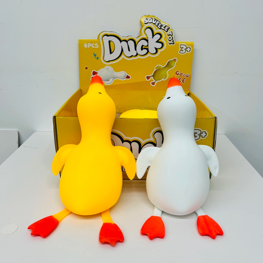 24 Pack kocdam USA Warehouse Cute Jumbo Size 36*16.5cm Duck Squishy Stress Relief Fidget Toy for Kids