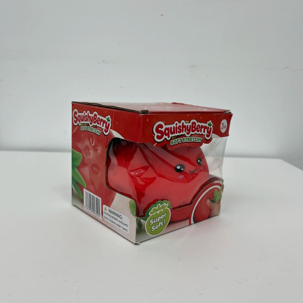 24 Pack kocdam USA Warehouse 15cm*12cm Jumbo Emoji Strawberry Squishy Stress Relief Fidget Toy for Kids