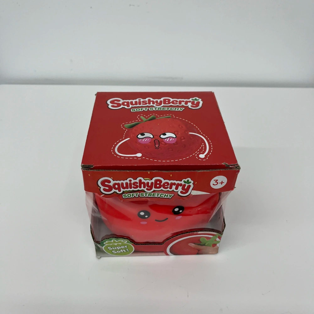 24 Pack kocdam USA Warehouse 15cm*12cm Jumbo Emoji Strawberry Squishy Stress Relief Fidget Toy for Kids