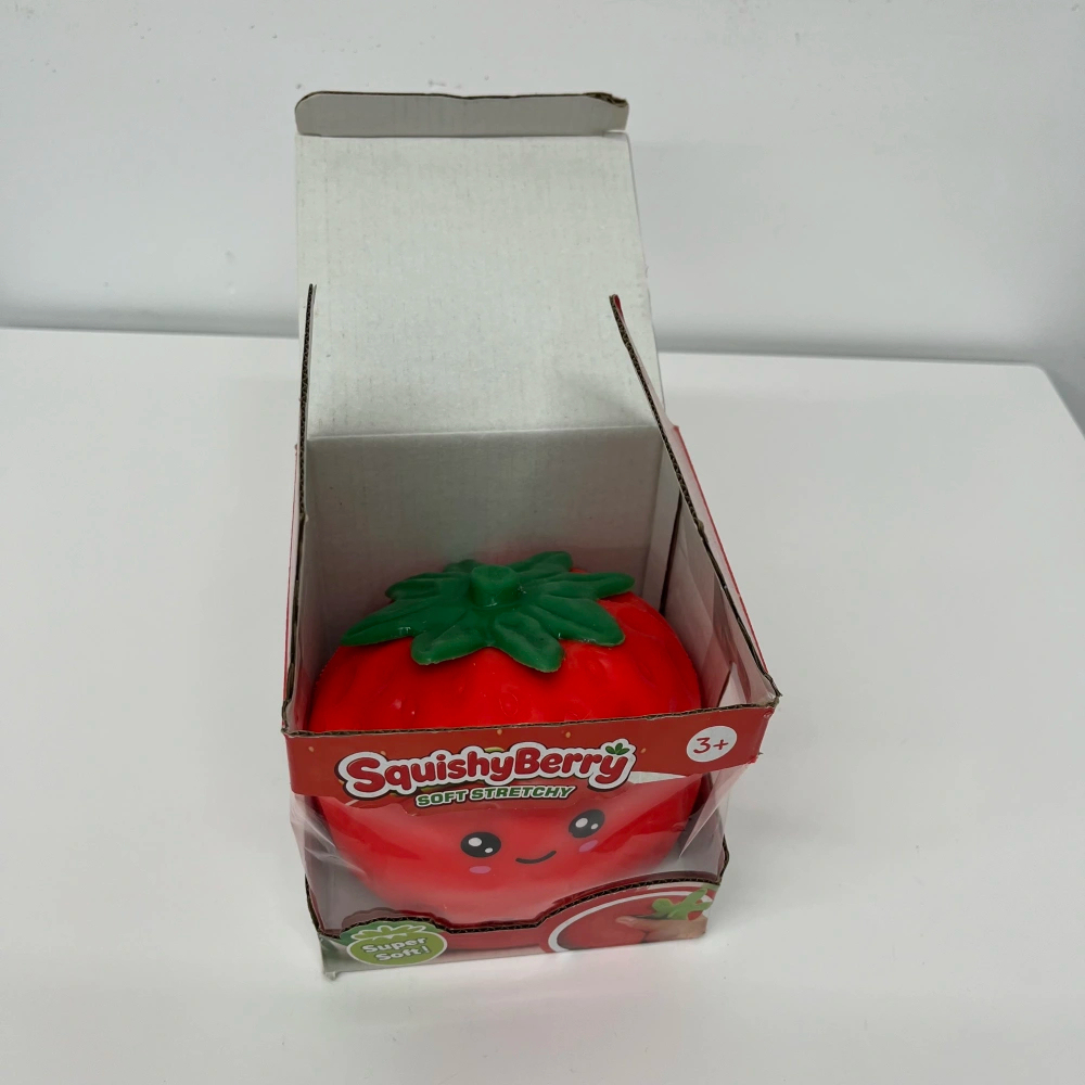 24 Pack kocdam USA Warehouse 15cm*12cm Jumbo Emoji Strawberry Squishy Stress Relief Fidget Toy for Kids
