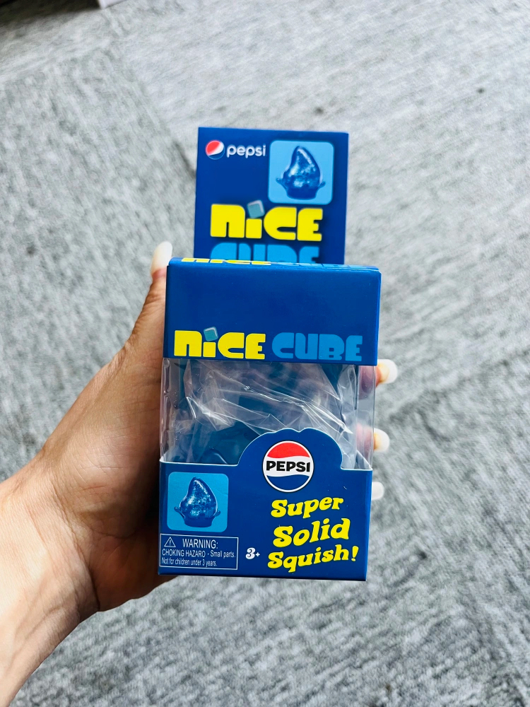 72 Pack KOCDAM USA Warehouse Slow Rising  Style Sprite Pepsi Fanta Dr Pepper Co-branding Water Drop Squishy Stress Relief Fidget Toy for Kids