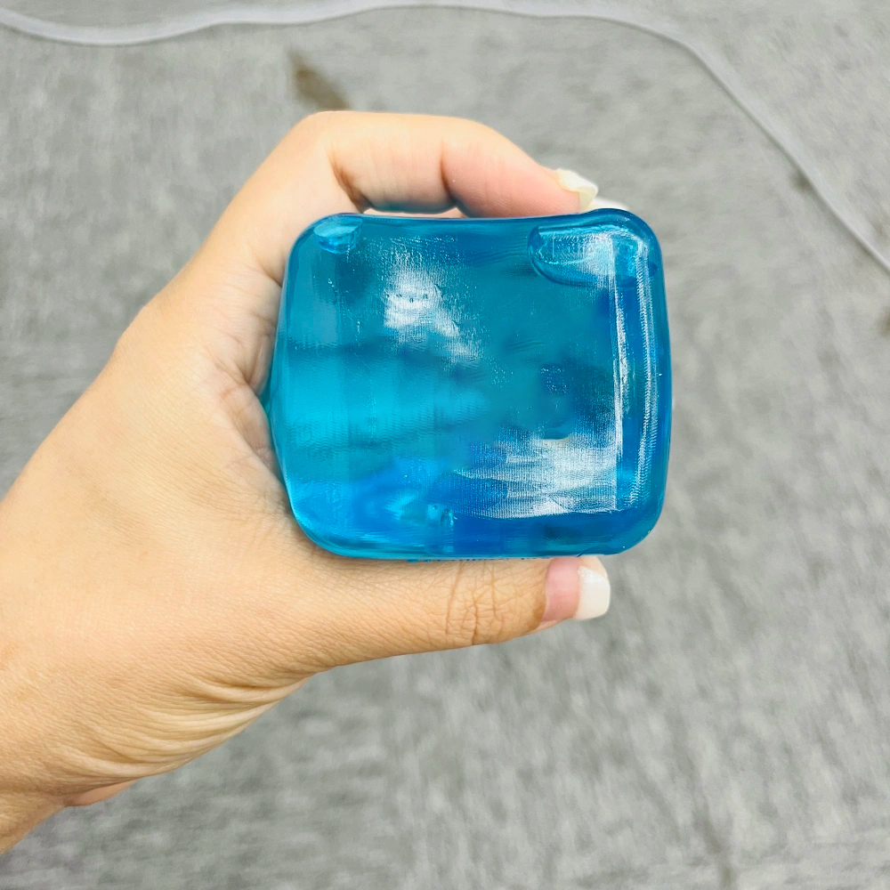 60 Pack KOCDAM USA Warehouse Slow Rising Style Multi-colors 5.5cm Square Ice Cube Squishy Stress Relief Fidget Toy for Kids