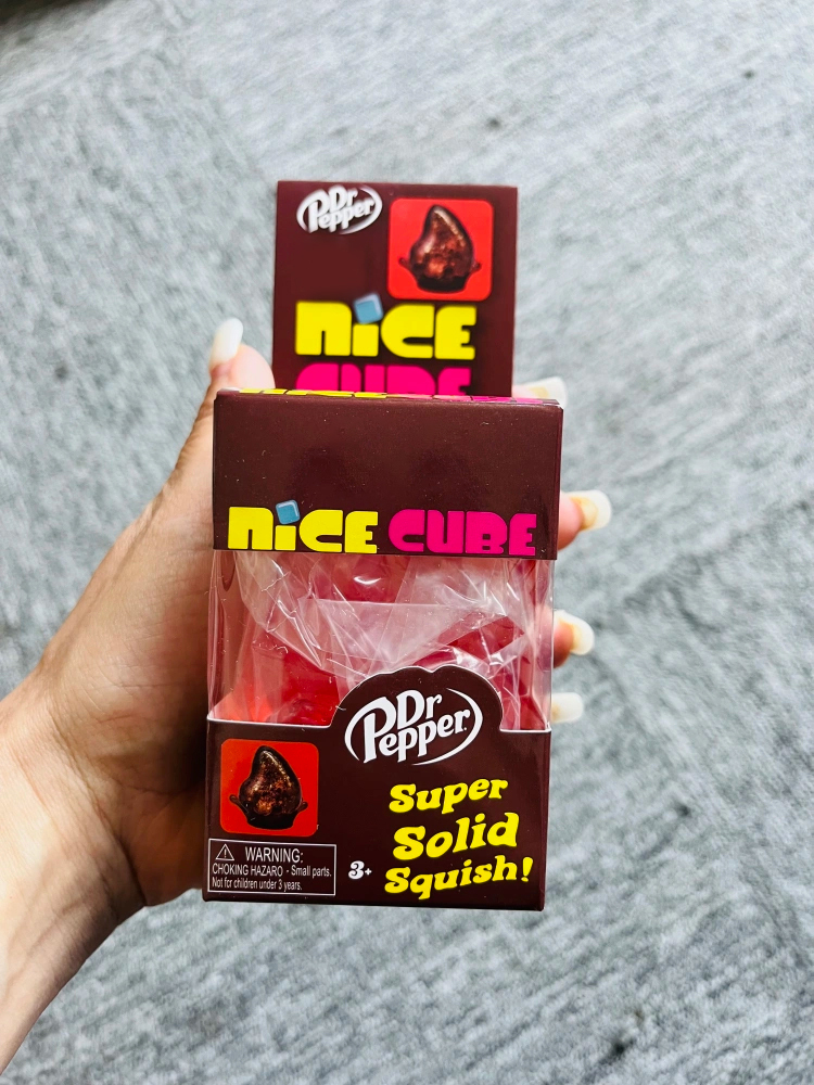 72 Pack KOCDAM USA Warehouse Slow Rising  Style Sprite Pepsi Fanta Dr Pepper Co-branding Water Drop Squishy Stress Relief Fidget Toy for Kids