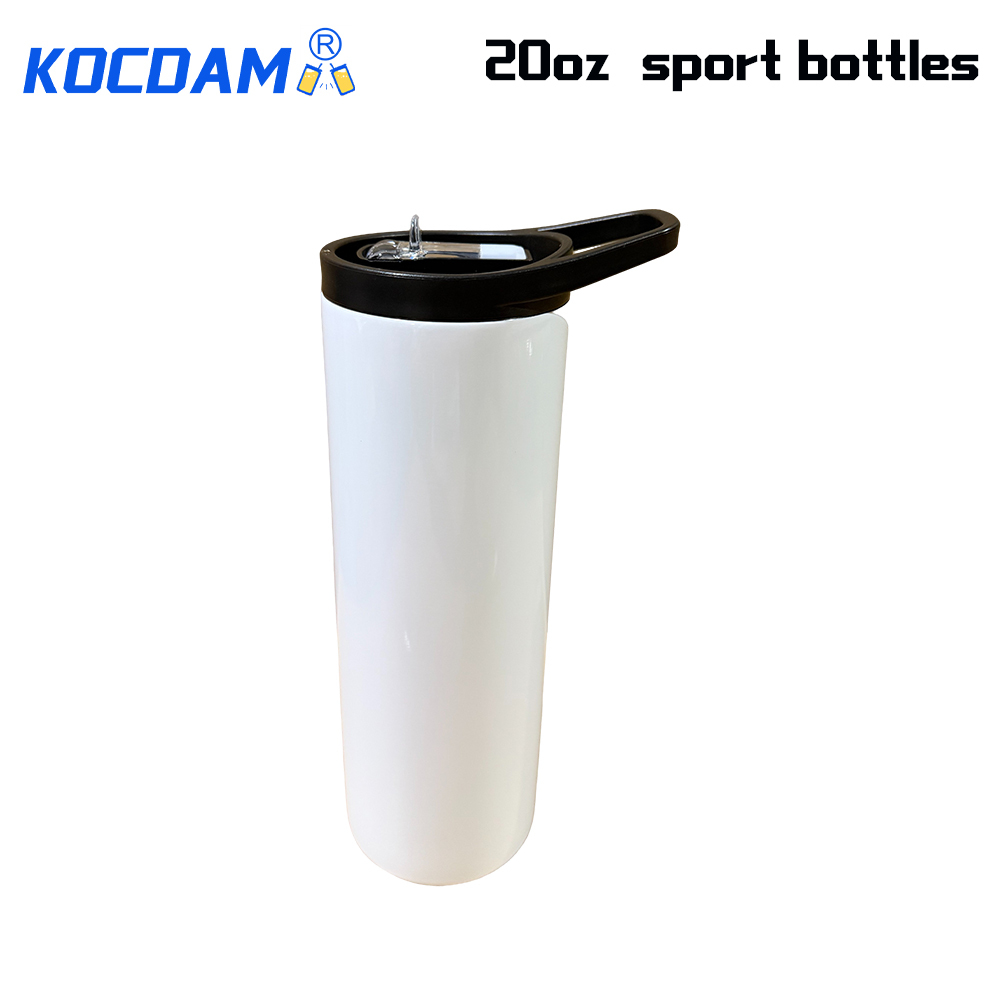 KOCDAM 25 Pack 20oz Old Sport Water Tumblers Water Bottles Sublimation Tumblers With Black Lids And Clear Lids