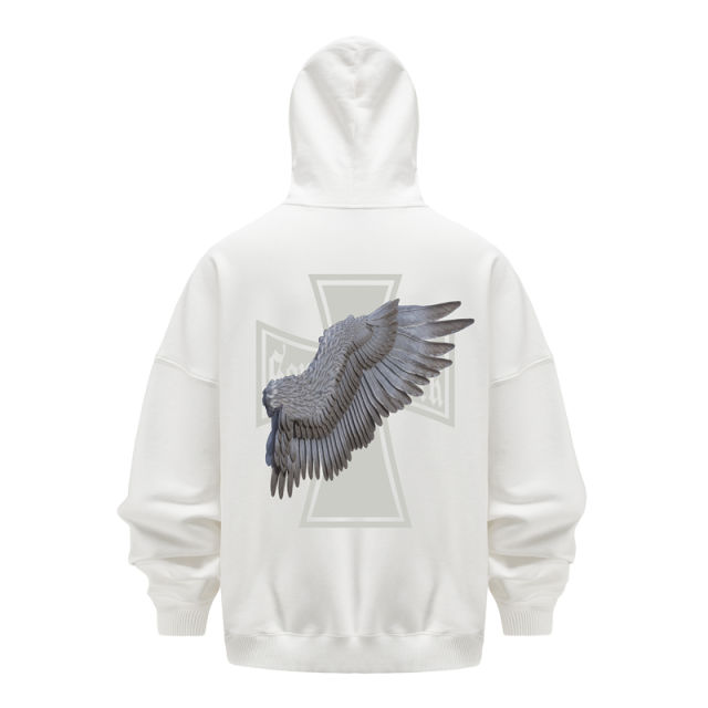 Cross Wings Hooded Sweatshirt