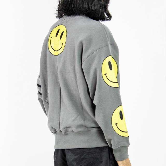 Yellow Smile Face Thick Sweatshirt