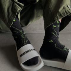 Green ink black socks