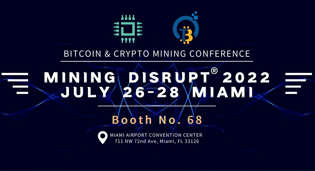 Mining Disrupt 2022, Miami. Treffen Sie sich & Chance